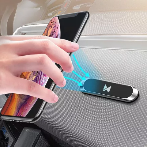 Wozinsky Support de t&eacute;l&eacute;phone magn&eacute;tique pour tableau de bord de voiture - Noir