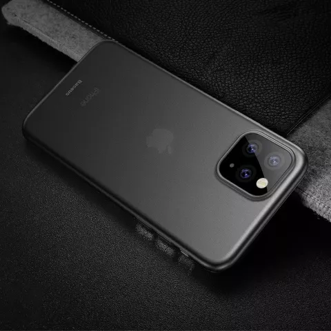 Baseus Wing la coque compatible avec iPhone 11 Pro Max Ultra fine L&eacute;g&egrave;re - Noir