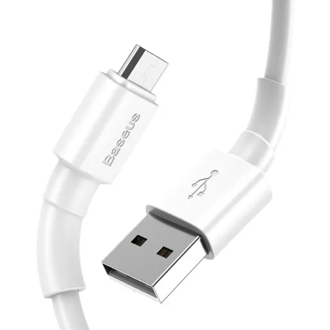 C&acirc;ble Baseus USB-A vers Micro USB - Charging Sync Blanc 1 m&egrave;tre