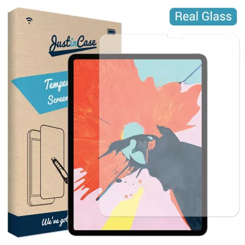 Protecteur en verre tremp&eacute; Just in Case compatible avec iPad Pro 11 pouces - duret&eacute; 9H
