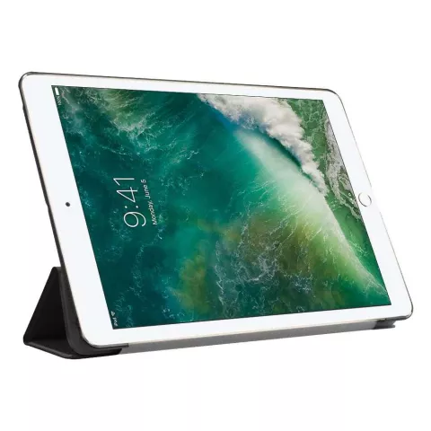 Just in Case &Eacute;tui &agrave; trois volets avec fonction veille et r&eacute;veil compatible avec iPad Pro 12,9 pouces 2017 - Noir