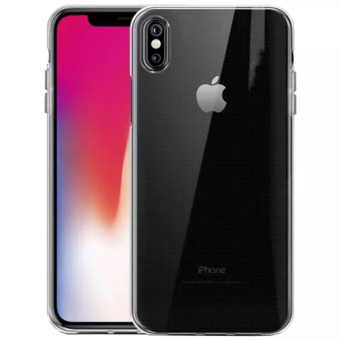Just in Case Coque de protection flexible compatible avec iPhone X XS - Transparente