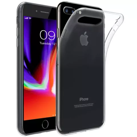 Coque iPhone 7 Plus 8 Plus Flexible TPU Just in Case - Transparente