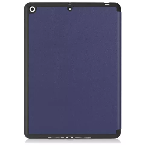Just in Case Housse Apple iPad 10.2 avec support Apple Pencil - Bleu