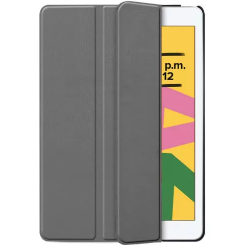 &Eacute;tui standard Just in Case Tri-Fold compatible avec Apple iPad 10.2 - Gris
