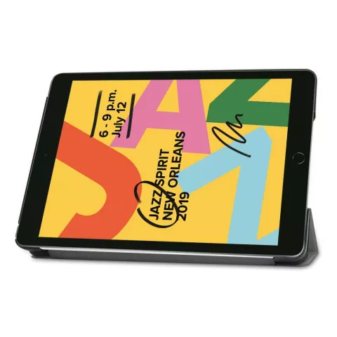 &Eacute;tui standard Just in Case Tri-Fold compatible avec Apple iPad 10.2 - Gris