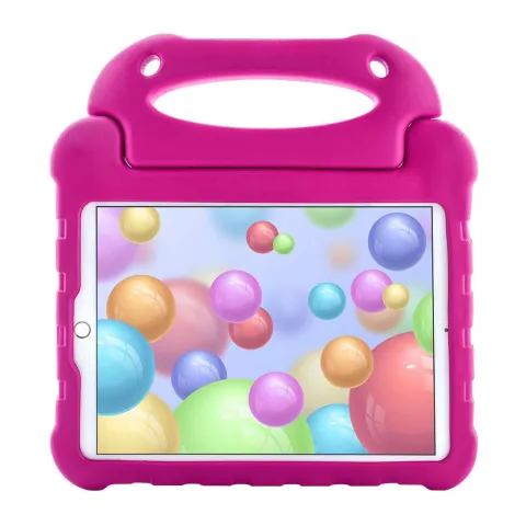 Just in Case EVA Housse iPad 10.2 pouces - Rose Amortissante pour les enfants