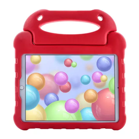 Just in Case EVA compatible avec iPad 10,2 pouces - Rouge Absorbant les chocs Adapt&eacute; aux enfants