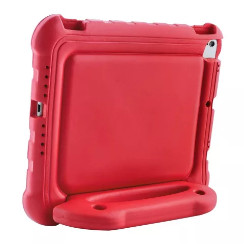 Just in Case EVA Housse iPad 10.2 pouces - Rouge Amortissante pour les enfants