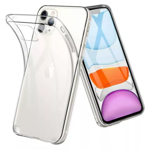 Just in Case Coque de protection flexible compatible avec iPhone 11 TPU Clear Case - Transparent