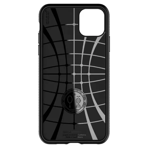Coque Spigen Liquid Air TPU compatible avec iPhone 11 Pro Max - Triangle Noir