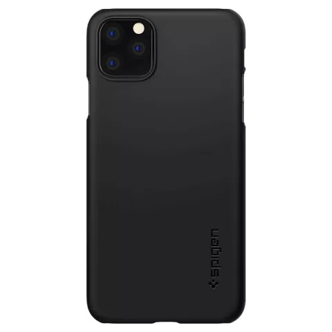 Coque iPhone 11 Pro Max Spigen Thin Fit Plastic - Noire Fine Lightweight