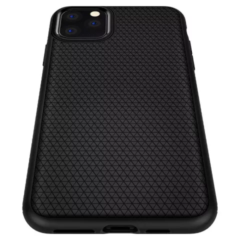 Coque Spigen Liquid Air TPU compatible avec iPhone 11 Pro - Protection Noire