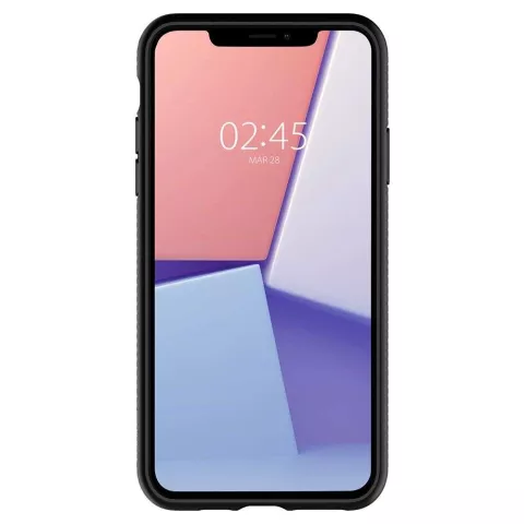 Coque Spigen Liquid Air TPU compatible avec iPhone 11 - Noir