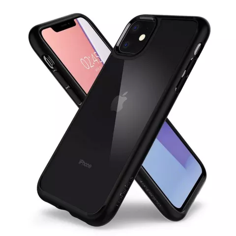 Coque Spigen Ultra Hybrid TPU Polycarbonate compatible avec iPhone 11 - Noir