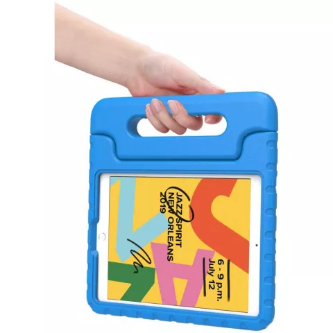 Just in Case Kids Case Ultra EVA compatible avec iPad 10,2 pouces - Bleu adapt&eacute; aux enfants