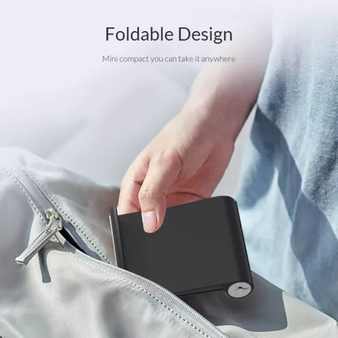 Support de t&eacute;l&eacute;phone portable TOPK diff&eacute;rentes positions - Noir
