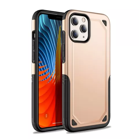 Coque en TPU Pro Armor en et antichoc pour iPhone 12 et iPhone 12 Pro - Dor&eacute;e