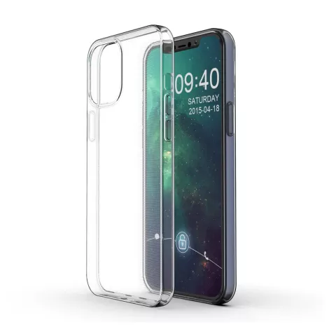 Coque en TPU compatible avec iPhone 12 Pro Max - transparente