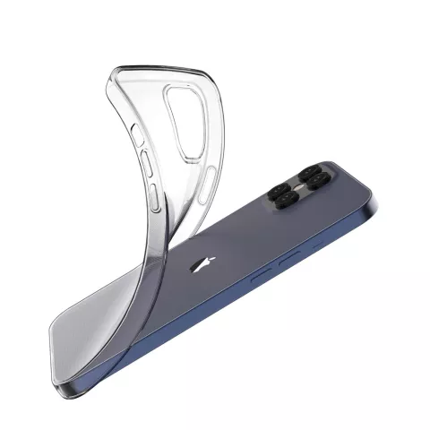 Coque en TPU compatible avec iPhone 12 Pro Max - transparente