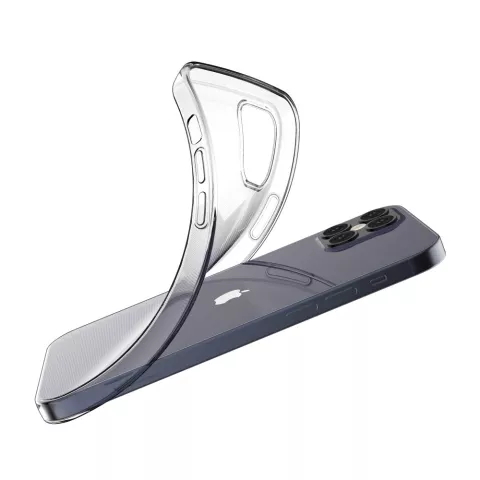 Coque en TPU compatible avec iPhone 12 et iPhone 12 Pro - transparente