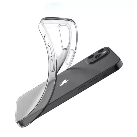 Coque en TPU compatible avec iPhone 12 mini - transparente