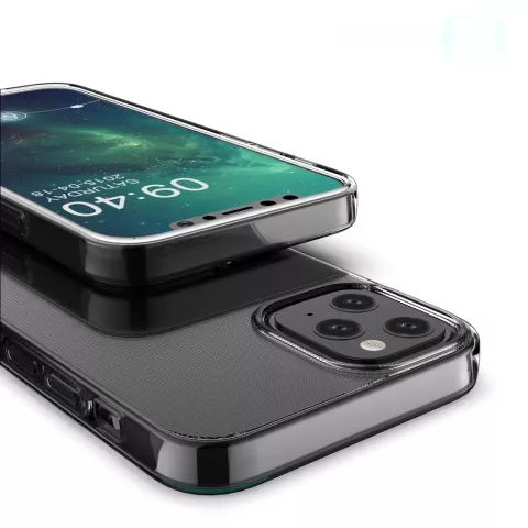 Coque en TPU compatible avec iPhone 12 mini - transparente