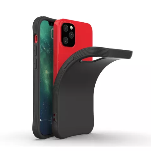 Coque souple en TPU compatible avec iPhone 12 mini - noir