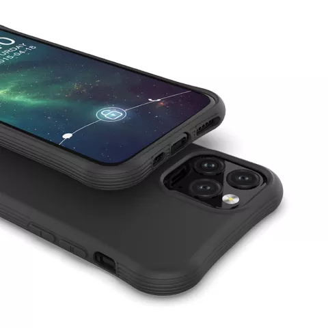 Coque souple en TPU compatible avec iPhone 11 Pro - noir