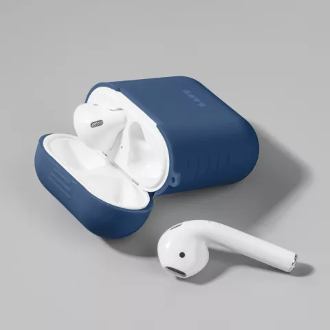 Laut POD Slim Silicone compatible avec AirPods Case - Bleu Protection