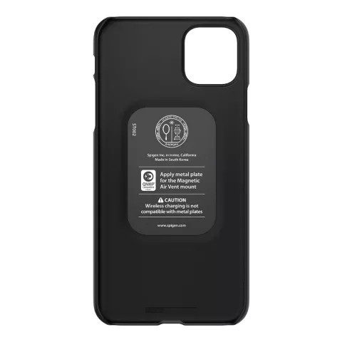Spigen Thin Fit coque en plastique compatible avec iPhone 11 - noire