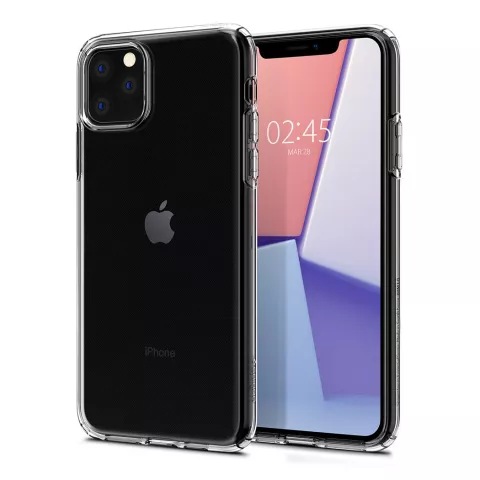 Coque en plastique Spigen Liquid Crystal compatible avec iPhone 11 Pro - transparente