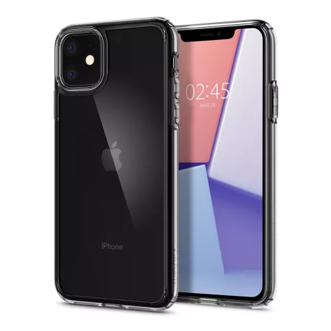 Coque en plastique Spigen Ultra Hybrid compatible avec iPhone 11 - transparente