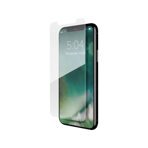 XQISIT Tough Glass CF Glassprotector iPhone 11 et iPhone XR - Verre Tremp&eacute; 9H