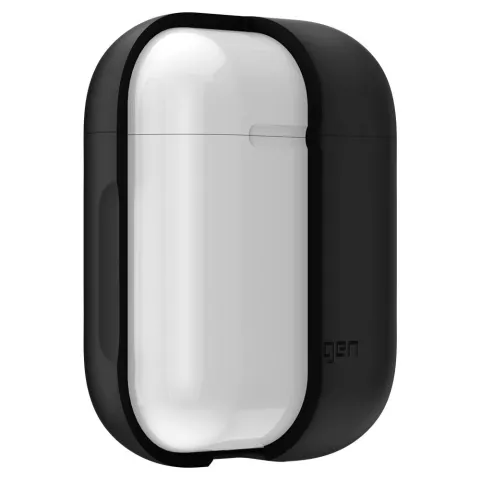 &Eacute;tui Spigen en silicone compatible avec AirPods - Mousqueton noir