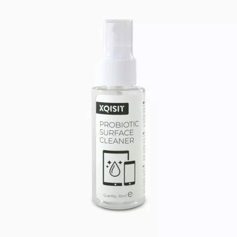 XQISIT Spray nettoyant pour diff&eacute;rents &eacute;crans avec chiffon de nettoyage en microfibres - 50 ml