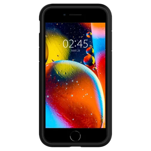 Coque Spigen Tough Armor Air Cushion Technology compatible avec iPhone 7, 8 et iPhone SE 2020 SE 2022 - noire