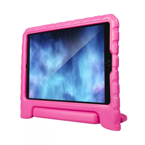 Coque iPad XQISIT EVA adapt&eacute;e aux enfants 10,2 pouces 10,5 pouces - Protection rose