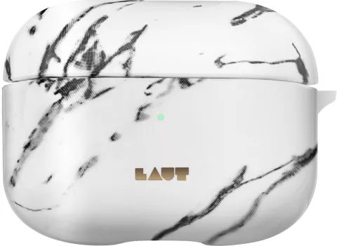 &Eacute;tui Laut Huex Element pour AirPods Pro Marble Design - Blanc