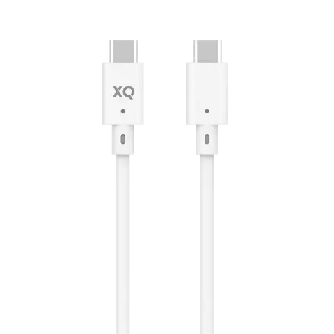C&acirc;ble de chargement XQISIT USB-C 3.1 vers USB-C 3.1 - 150 cm Blanc Synchronize