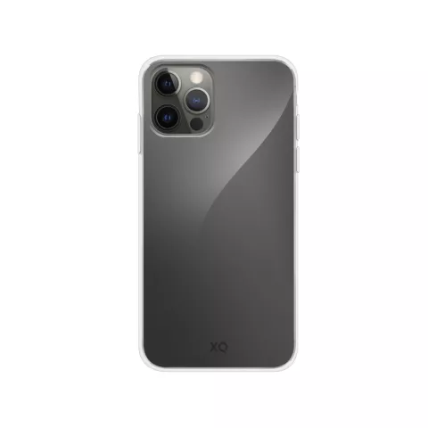 Xqisit Flex case Coque en plastique Anti Bac compatible avec iPhone 12 Pro Max - transparente