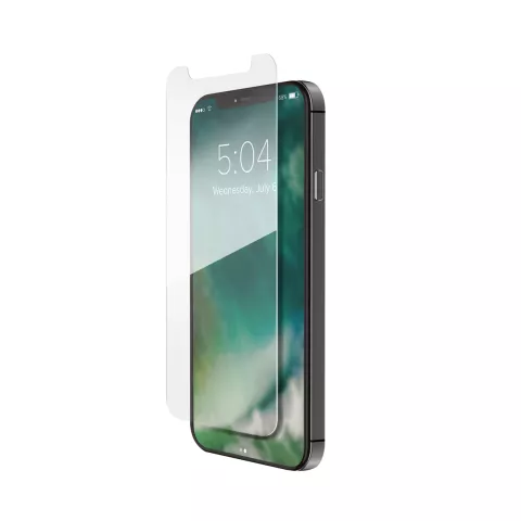 Xqisit Tough Glass CF Protecteur de verre compatible avec iPhone 12 Pro Max - Protection duret&eacute; 9H
