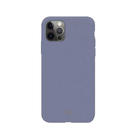 Coque antibact&eacute;rienne biod&eacute;gradable Xqisit Eco Flex compatible avec iPhone 12 et iPhone 12 Pro - bleu