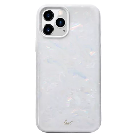 LAUT Coque en plastique Pearl compatible avec iPhone 12 Pro Max - blanc