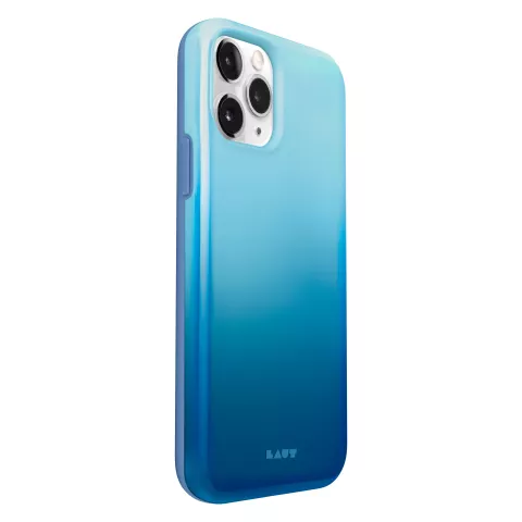 LAUT Huex coque en plastique compatible avec iPhone 12 et iPhone 12 Pro - bleu