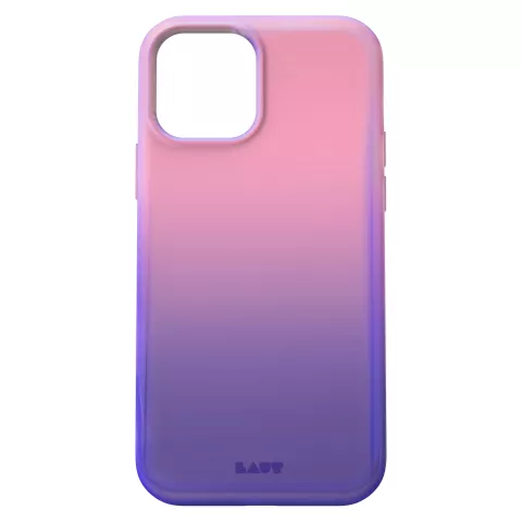 LAUT Huex coque en plastique compatible avec iPhone 12 et iPhone 12 Pro - rose et violet