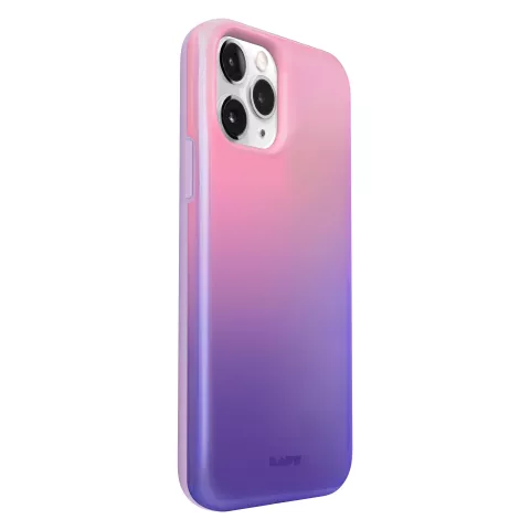 LAUT Huex coque en plastique compatible avec iPhone 12 et iPhone 12 Pro - rose et violet