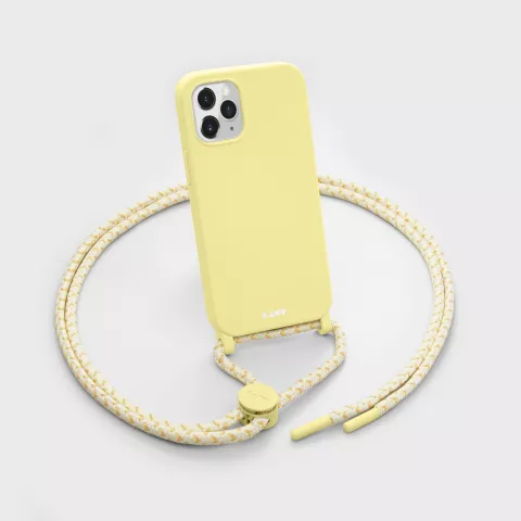 LAUT Coque en plastique Pastels compatible avec iPhone 12 mini - jaune