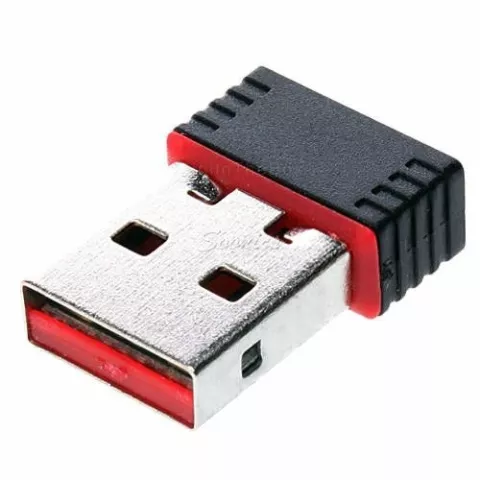 Cl&eacute; WiFi Dongle adaptateur r&eacute;seau USB sans fil 802.11n - Noir