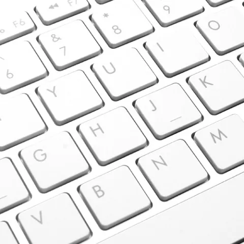 Clavier Bluetooth blanc clavier sans fil QWERTY